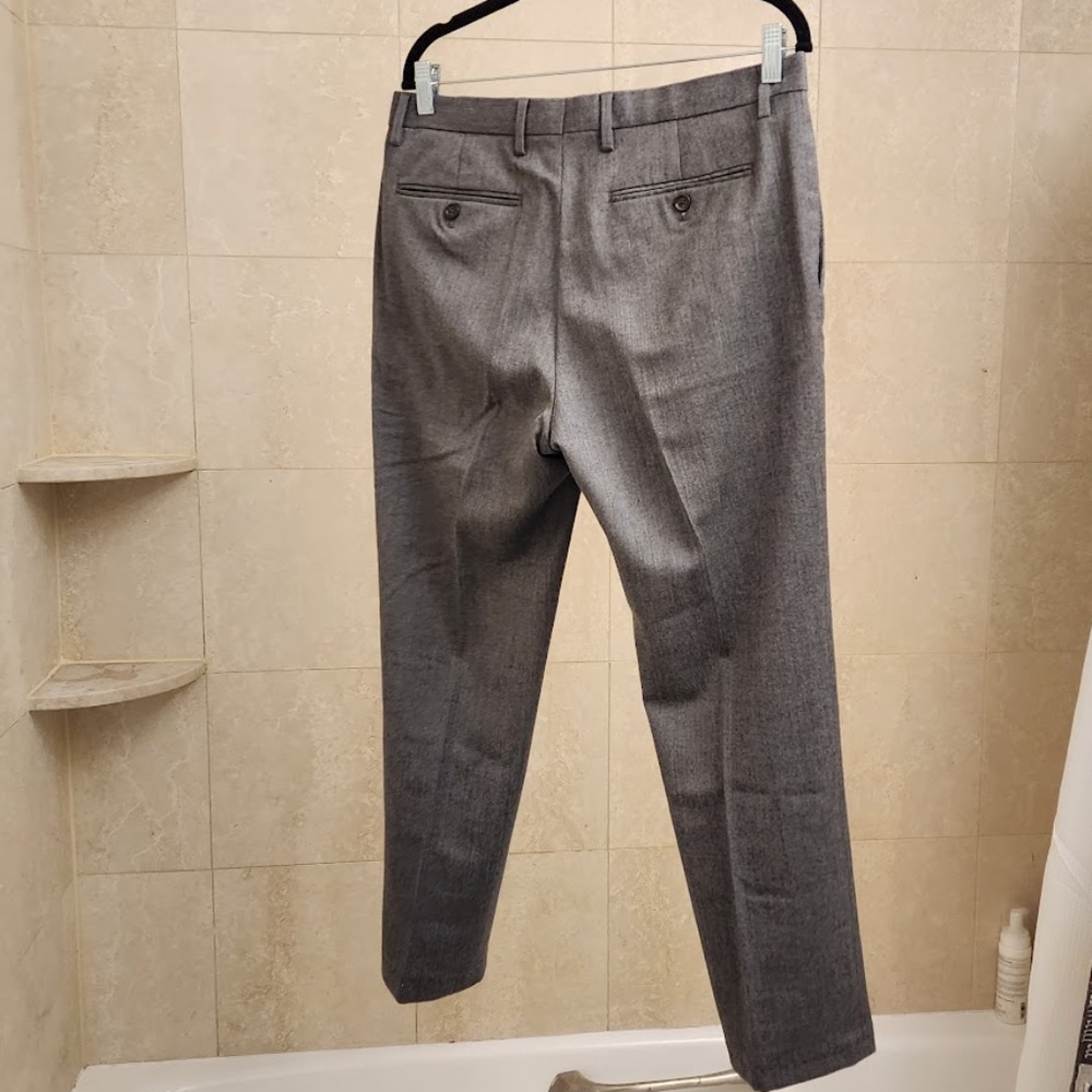 Banana Republic Wool Grey Trousers 32 - Picture 2 of 7